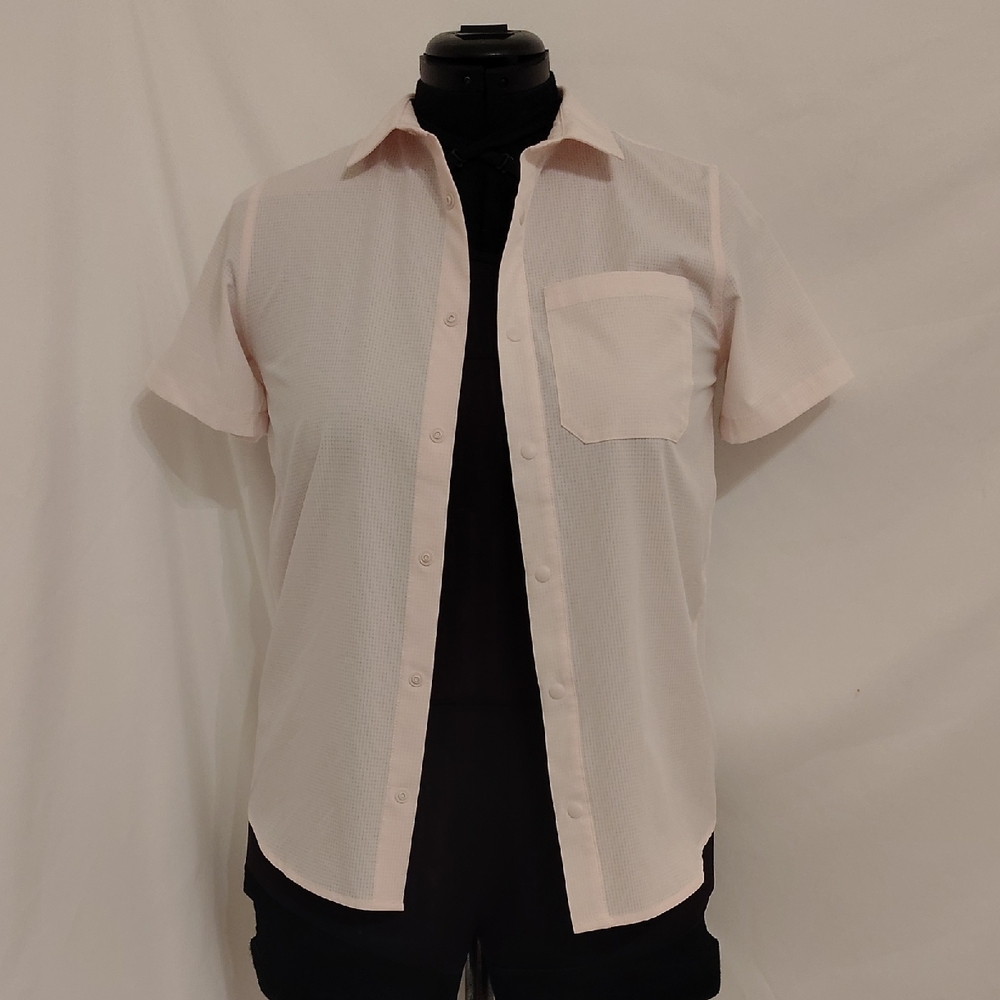 all in motion Light Pink Short-Sleeve Button-Down Shirt